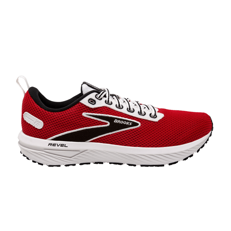 Brooks Wmns Revel 6 'Red Black' — Red/Black/White