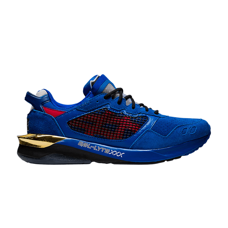 Sneakerwolf x ASICS Gel Lyte 30 'Welcome Tokyo - Blue' — Blue/Red