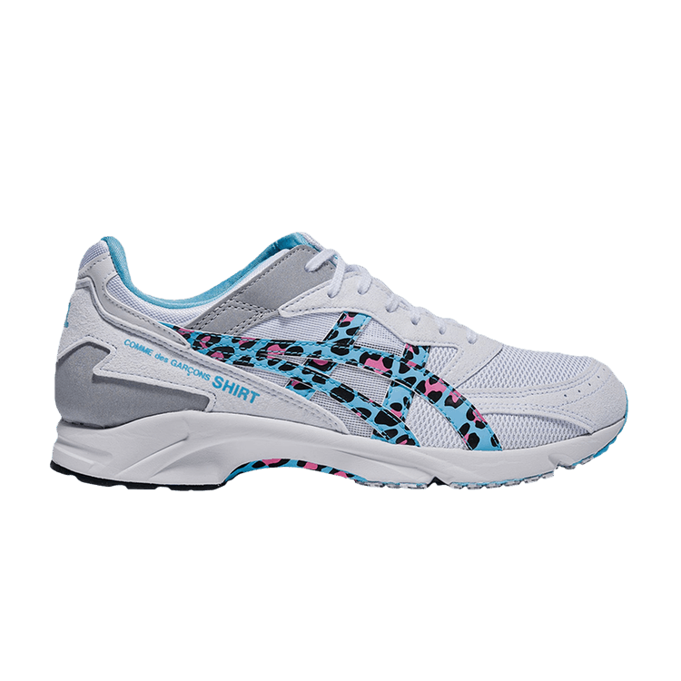 Comme des Garçons Shirt x ASICS Tarther SC 'Aquarium Leopard' — White/Aquarium