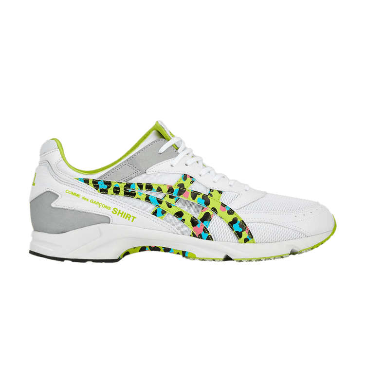Comme des Garçons Shirt x ASICS Tarther SC 'Lime Leopard' — White/Lime