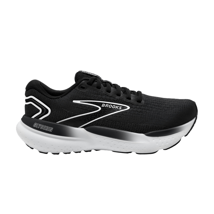 Brooks Wmns Glycerin 21 'Black White' — Black/Grey/White