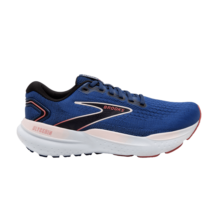 Brooks Wmns Glycerin 21 Wide 'Blue Icy Pink' — Blue/Icy Pink/Rose