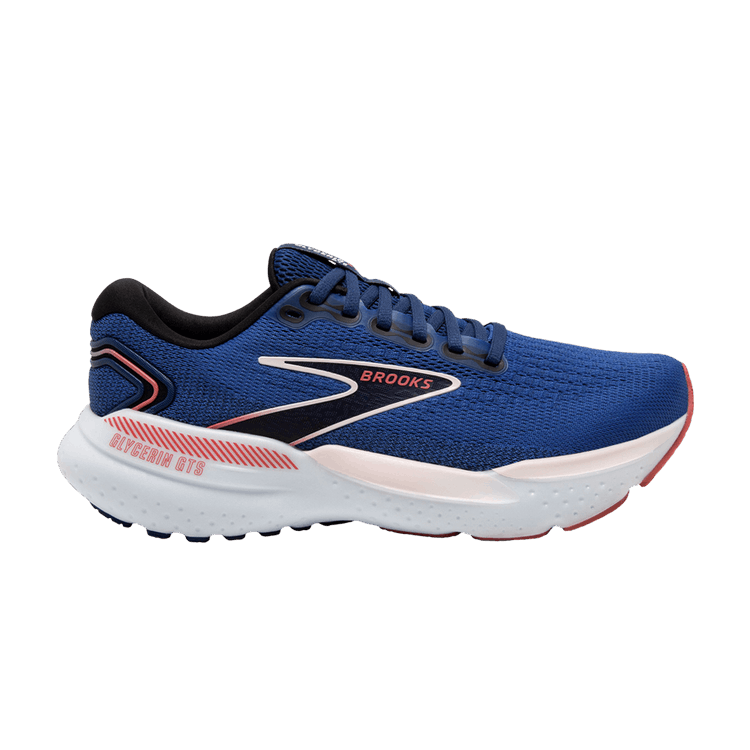 Brooks Wmns Glycerin GTS 21 'Blue Icy Pink' — Blue/Icy Pink/Rose