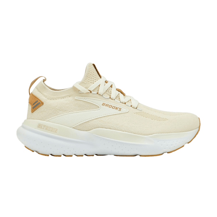 Brooks Wmns Glycerin StealthFit 21 'Marshmallow Cream Biscuit' — Marshmallow/Cream/Biscuit
