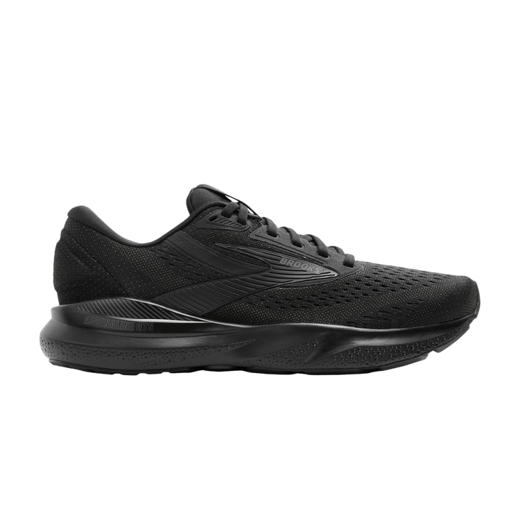 Brooks Wmns Adrenaline GTS 24 Wide 'Black' — Black/Black
