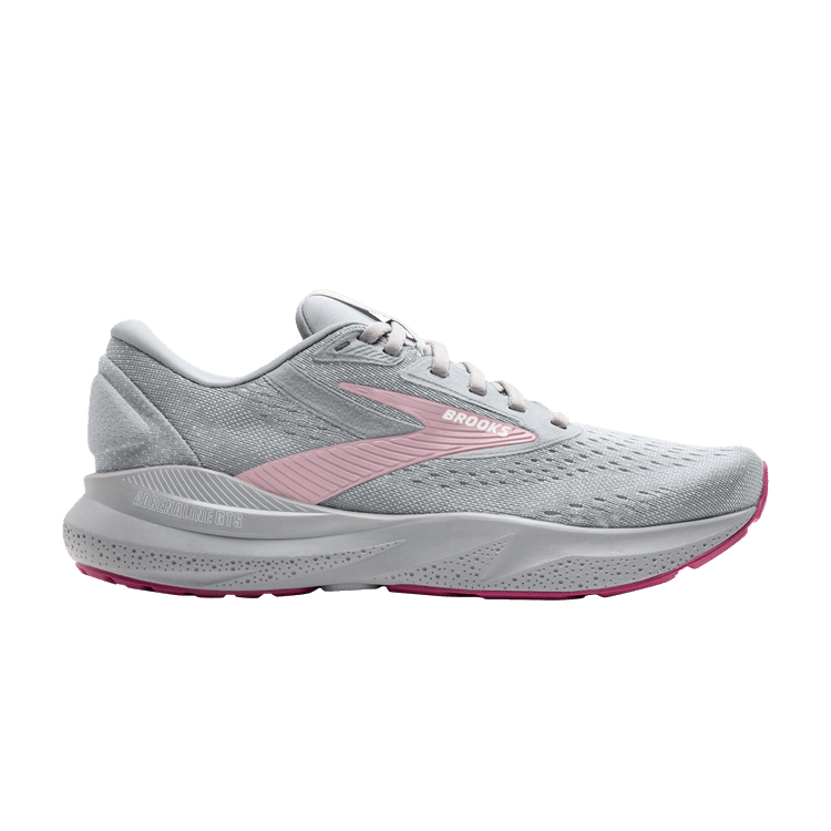 Brooks Wmns Adrenaline GTS 24 2E Wide 'Alloy Zephyr' — Alloy/White/Zephyr