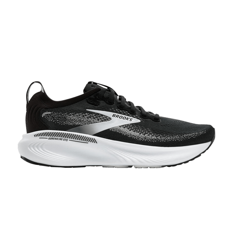 Brooks Wmns Adrenaline GTS 25 Extra Wide 'Black White' — Black