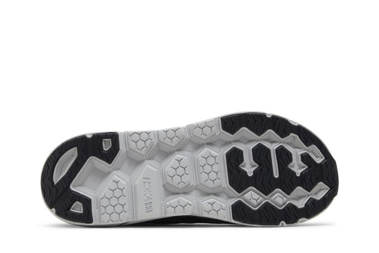 HOKA Clifton L Suede 'Black Lunar Rock' — Black/Lunar Rock