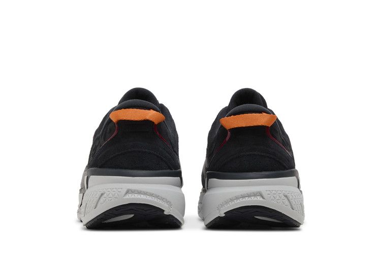 HOKA Clifton L Suede 'Black Lunar Rock' — Black/Lunar Rock