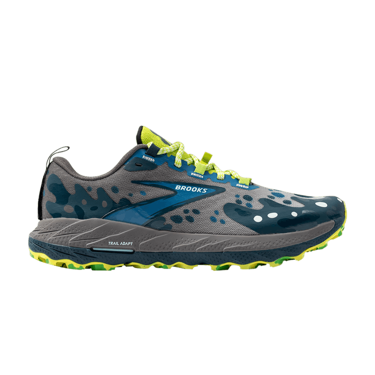 Extra Butter x Brooks Wmns Cascadia 18 'Splashy Motion' — Eiffel/Pond/Lime