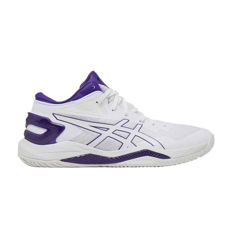 ASICS Gel Burst 27 'White Gentry Purple' — White/Gentry Purple