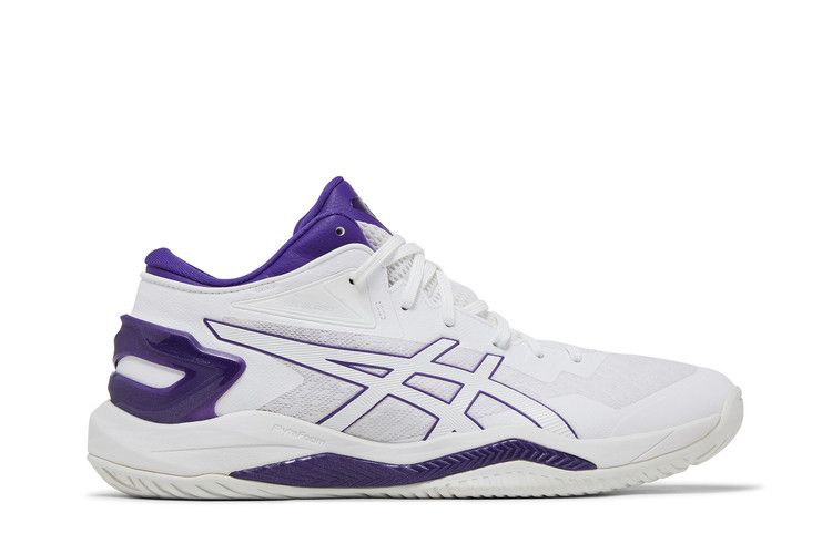 ASICS Gel Burst 27 'White Gentry Purple' — White/Gentry Purple