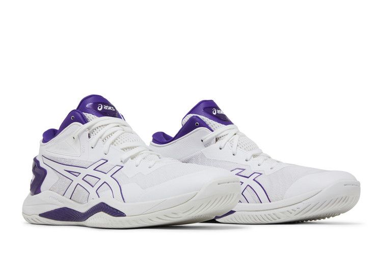 ASICS Gel Burst 27 'White Gentry Purple' — White/Gentry Purple