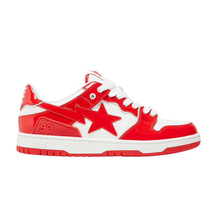 BAPE Sk8 Sta #5 'Luxury Sport Monogram - Red' — Red