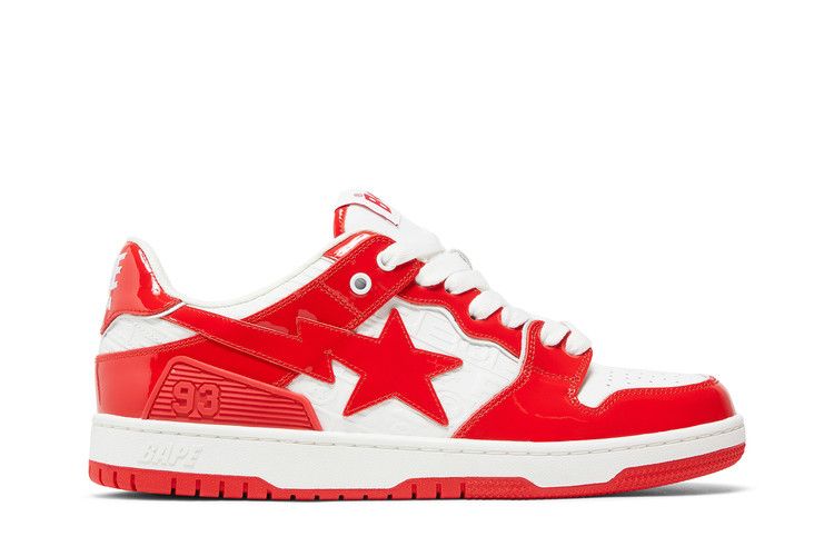 BAPE Sk8 Sta #5 'Luxury Sport Monogram - Red' — Red