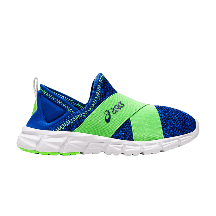 Asics Quantum Lyte Slip-On PS 'Illusion Blue Green Gecko' — Illusion Blue/Green Gecko