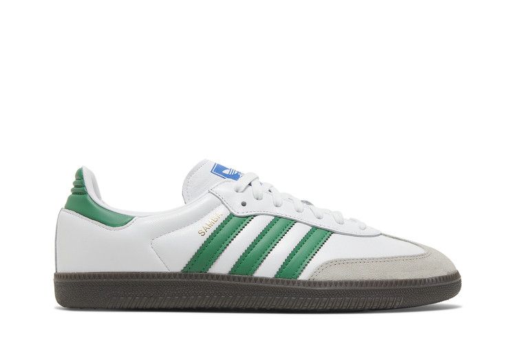 adidas Samba OG 'White Green' — Cloud White/Green/Supplier Colour