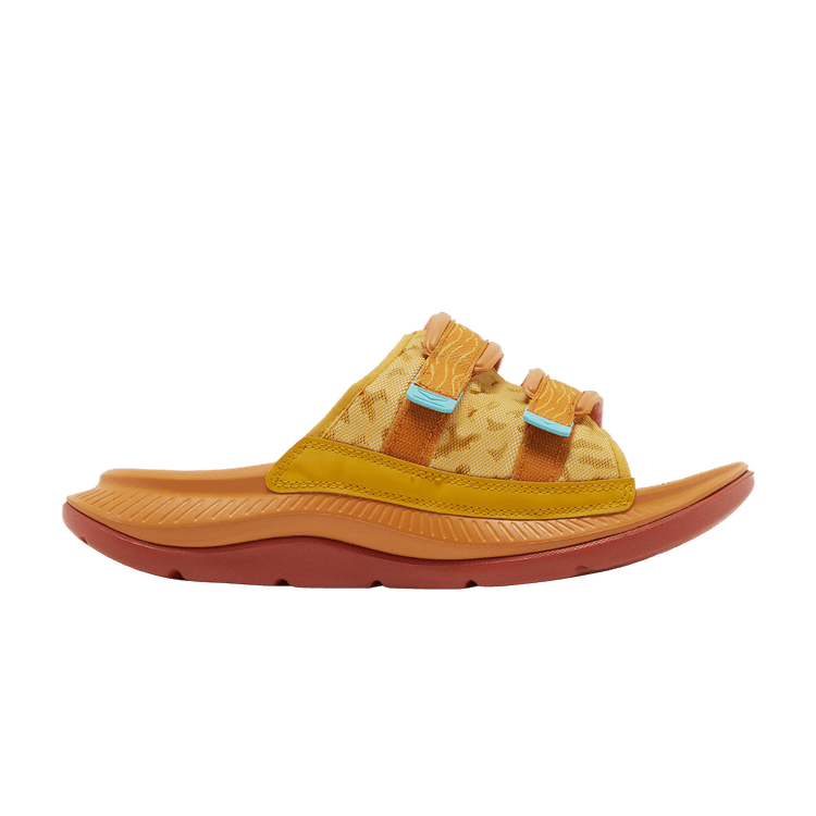 HOKA Ora Luxe 'Golden Yellow Desert Sun' — Golden Yellow/Desert Sun