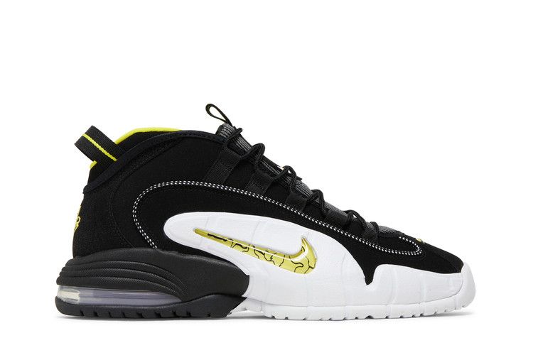 Nike Men's Air Max Penny 1 'Lester Middle School' — White/Opti Yellow/Black (2)