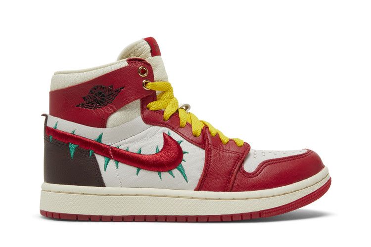 Teyana Taylor x Wmns Air Jordan 1 High Zoom Comfort 2 'A Rose From Harlem' — Gym Red/Black/Summit White/Earth/Coconut Milk