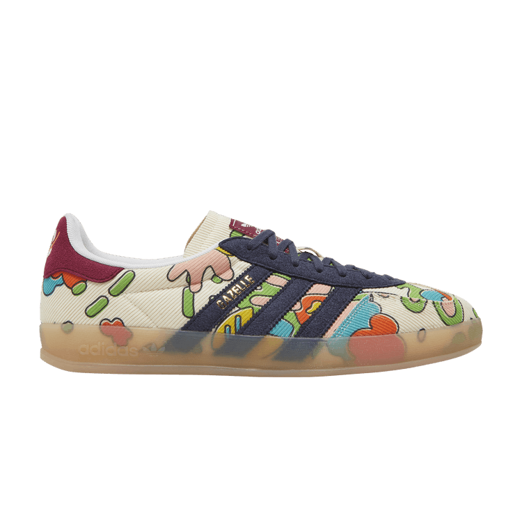 Sean Wotherspoon x adidas Gazelle Indoor 'Kaleidoscopic Lens' — Ecru Tint/Shadow Navy/Gum