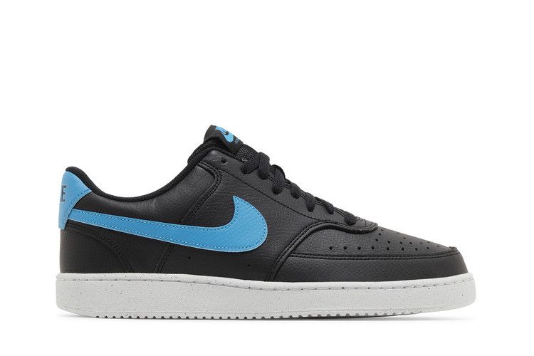 Nike Court Vision Low Next Nature 'Black Laser Blue' — Black/White/Laser Blue (2)