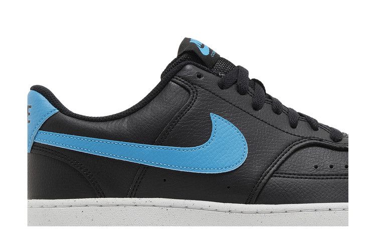 Nike Court Vision Low Next Nature 'Black Laser Blue' — Black/White/Laser Blue (3)