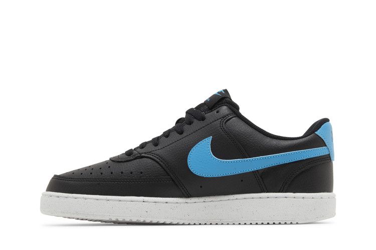 Nike Court Vision Low Next Nature 'Black Laser Blue' — Black/White/Laser Blue (4)
