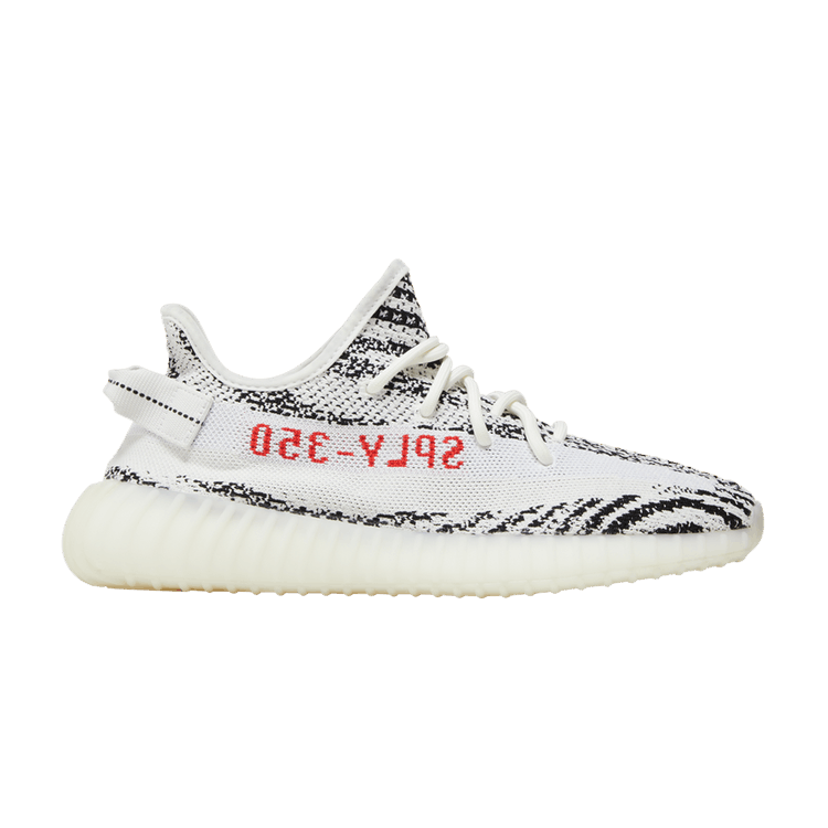 adidas Yeezy Boost 350 V2 'Zebra' 2022/2023 — White/Core Black/Red