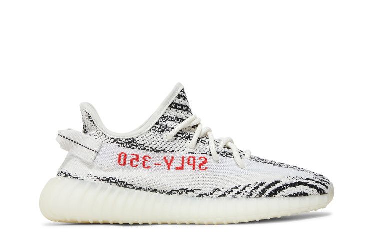 adidas Yeezy Boost 350 V2 'Zebra' 2022/2023 — White/Core Black/Red