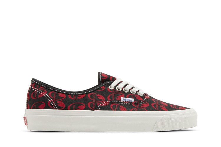 Mooneyes x Vans Authentic 44 DX 'Anaheim Factory - Black Red' — Black/Red