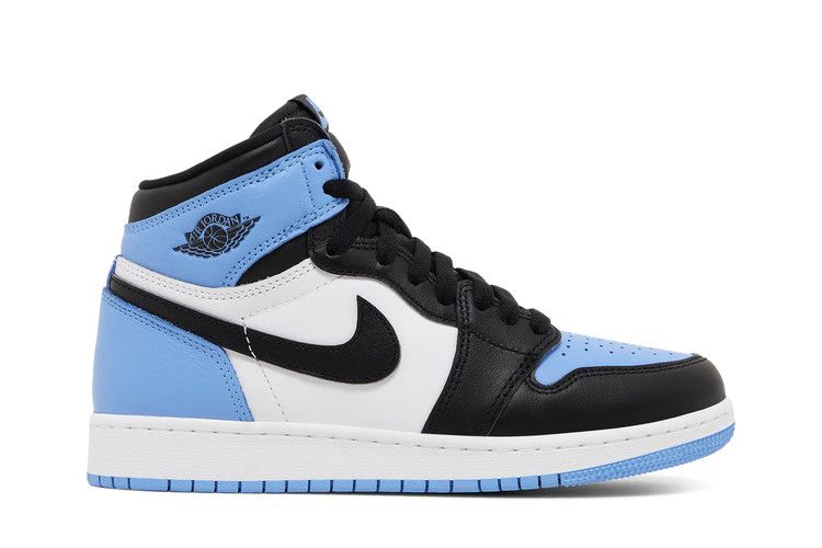 Air Jordan 1 Retro High OG GS 'UNC Toe' — University Blue/Black/White