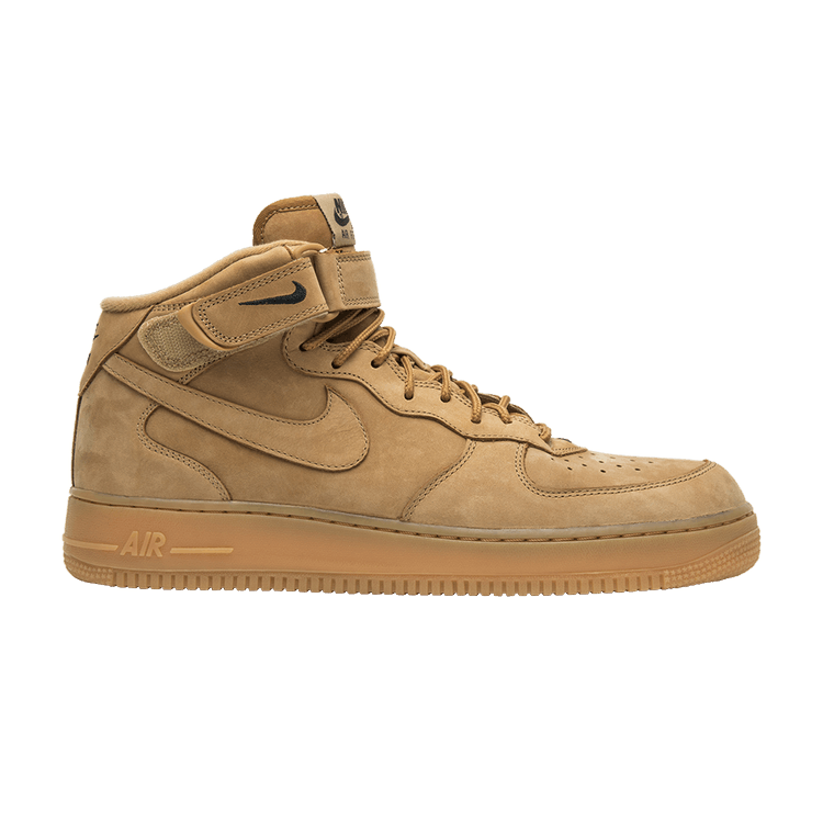 Nike Air Force 1 Mid '07 Premium QS 'Flax' — Flax/Flax-Outdoor Green