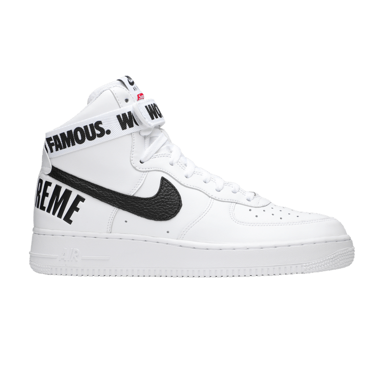 Supreme x Nike Air Force 1 High Supreme 'White' — White/White