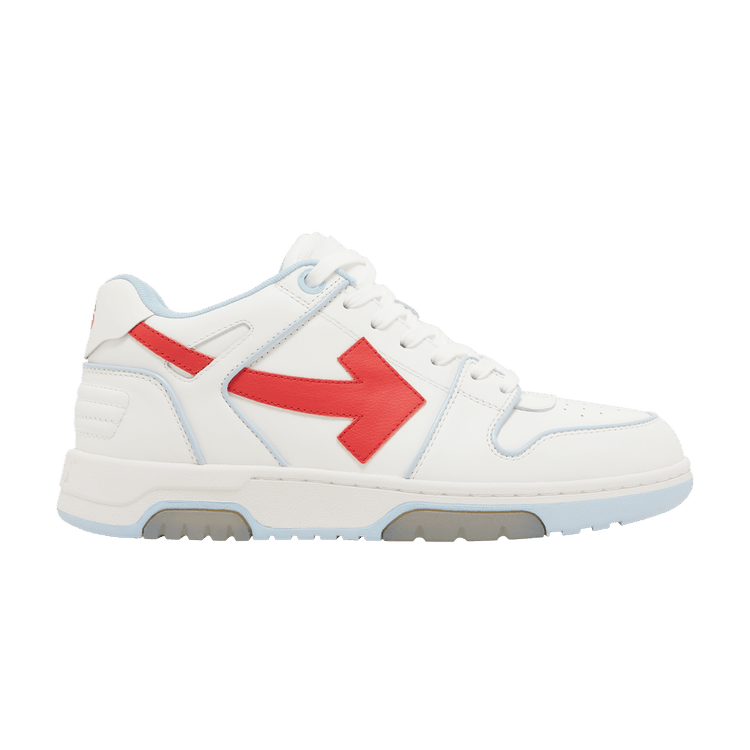 Off-White Out of Office 'Outlined - Light Blue Red' — White/Light Blue/Red