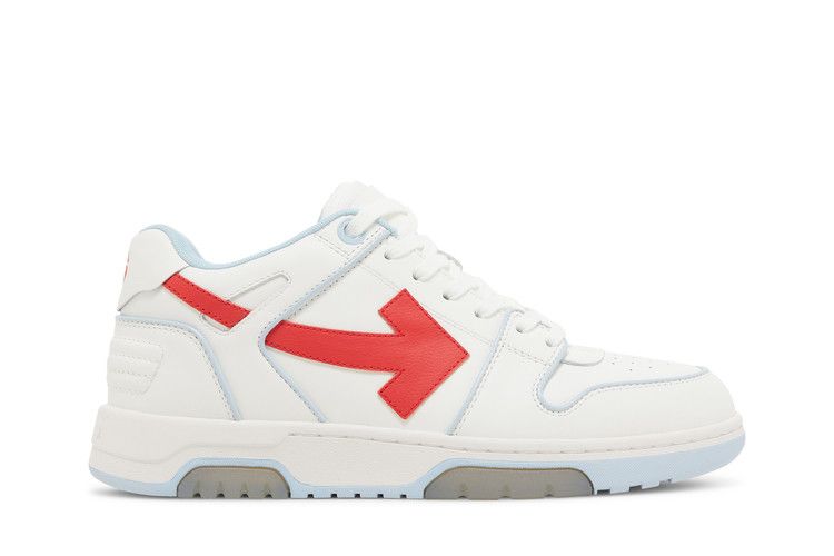 Off-White Out of Office 'Outlined - Light Blue Red' — White/Light Blue/Red