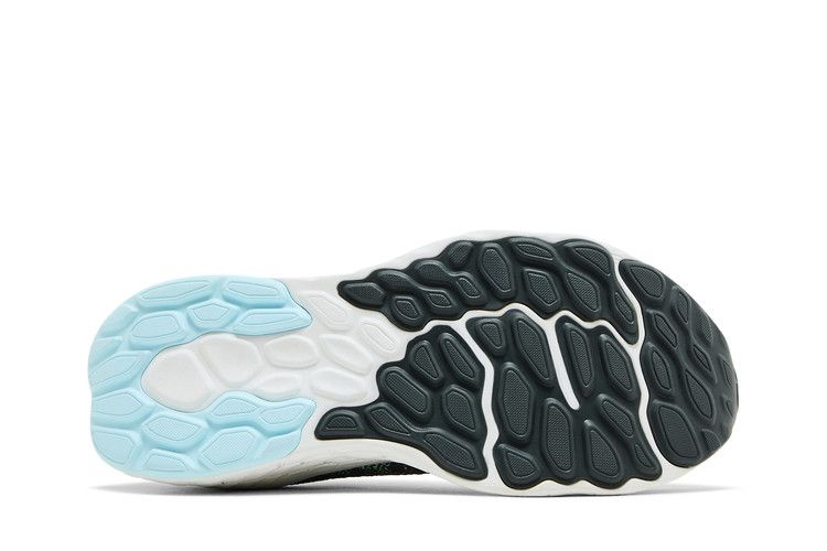New Balance Wmns Fresh Foam X 1080v12 'Blacktop Green Aura' — Blacktop/Green Aura/Bleach Blue