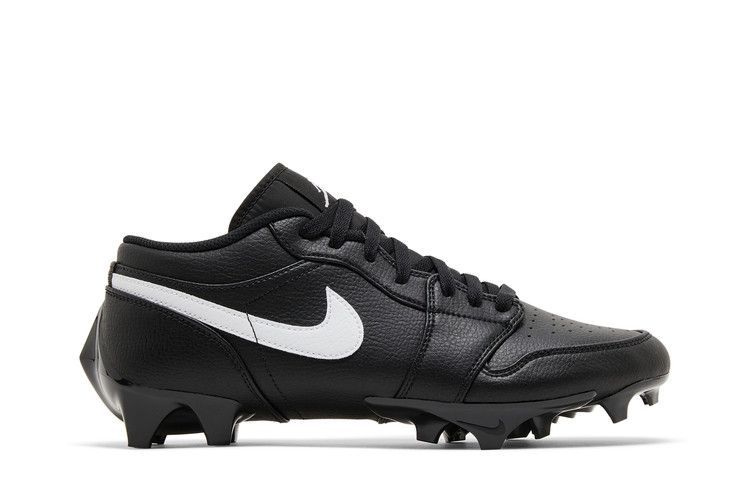 Air Jordan 1 Low TD Cleat 'Black' 2023 — Black/Black/White