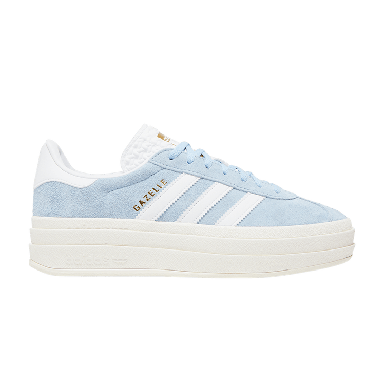 adidas Wmns Gazelle Bold 'Clear Sky' — Clear Sky/Cloud White/Gold Metallic
