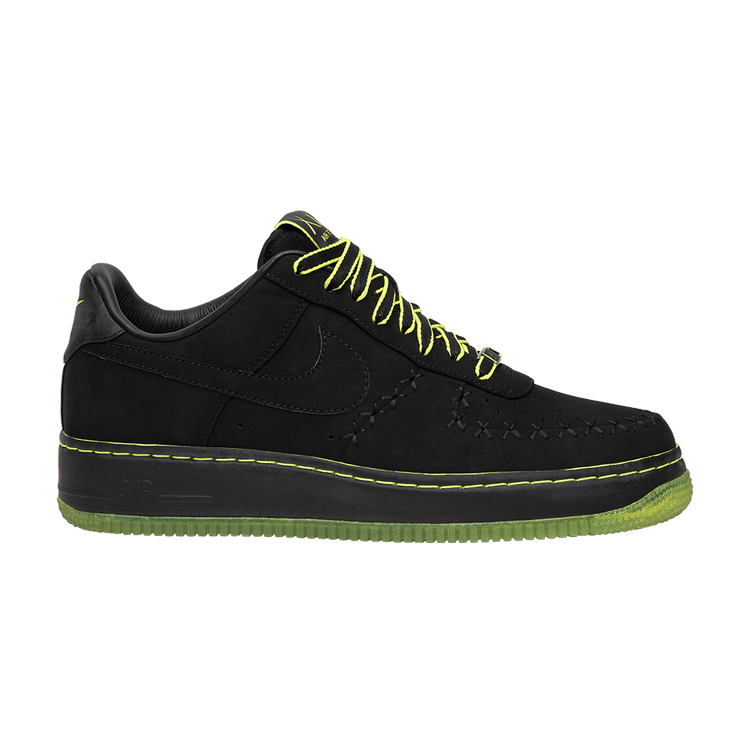 KAWS x Nike Air Force 1 Low Supreme — Black/Black-Neon Yellow