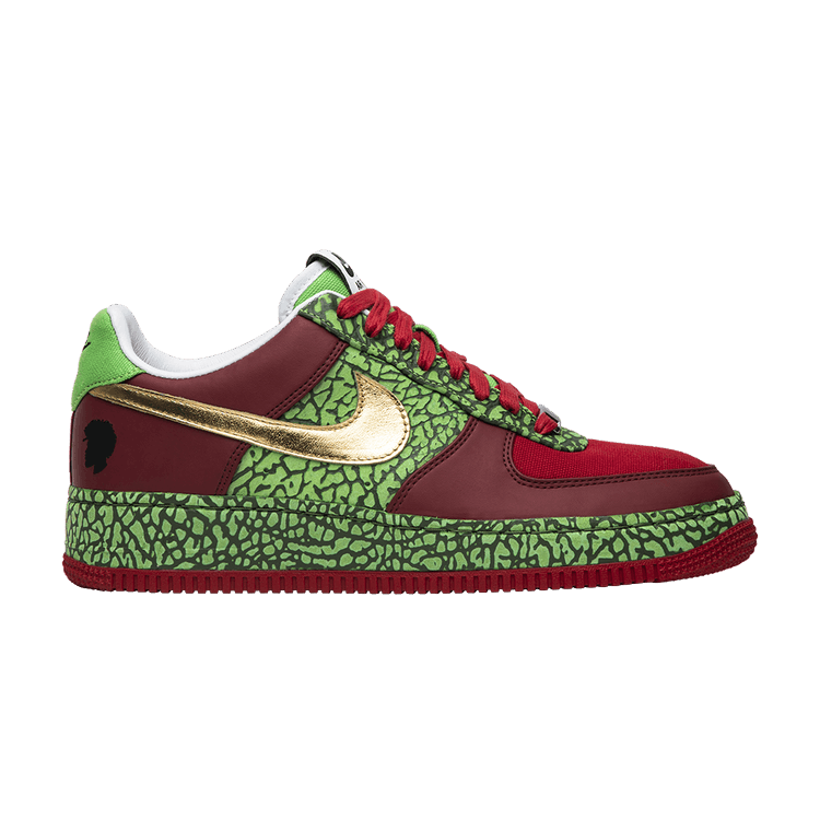 Nike Air Force 1 Low Supreme I/O 'Questlove' — Varsity Red/Mtllc Gold-Mn Grn