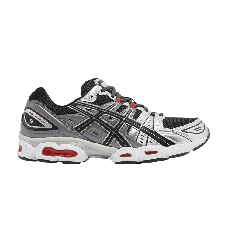 ASICS Gel Nimbus 9 'Graphite Grey Red' — Graphite Grey/Pure Silver