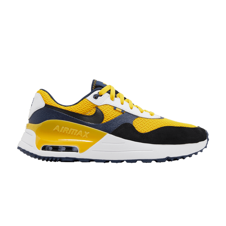 Nike Air Max SYSTM 'Michigan' — Amarillo/Black/College Navy/White