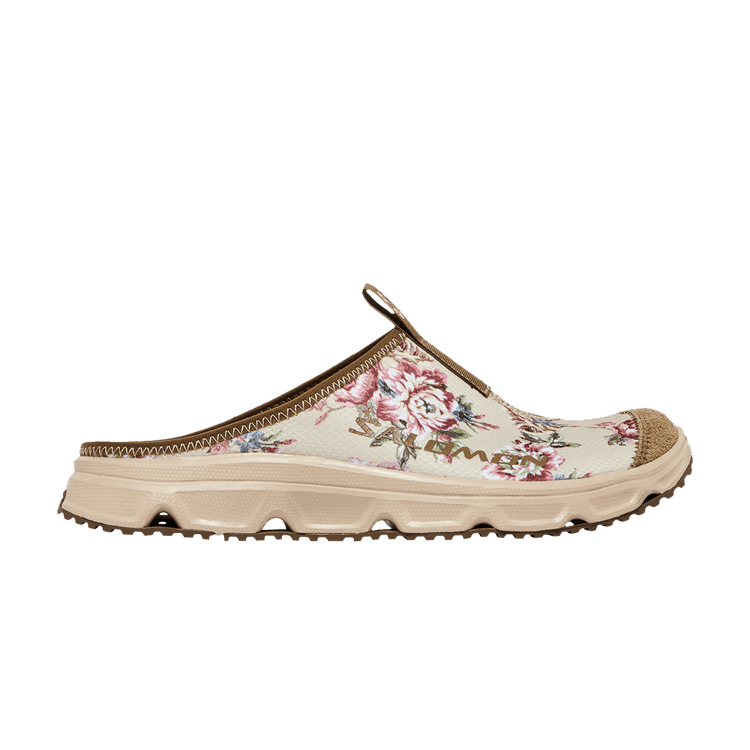 BEAMS x Salomon RX Slide 3.0 'Flowers' — Safari/Kangaroo/Toasted Coconut