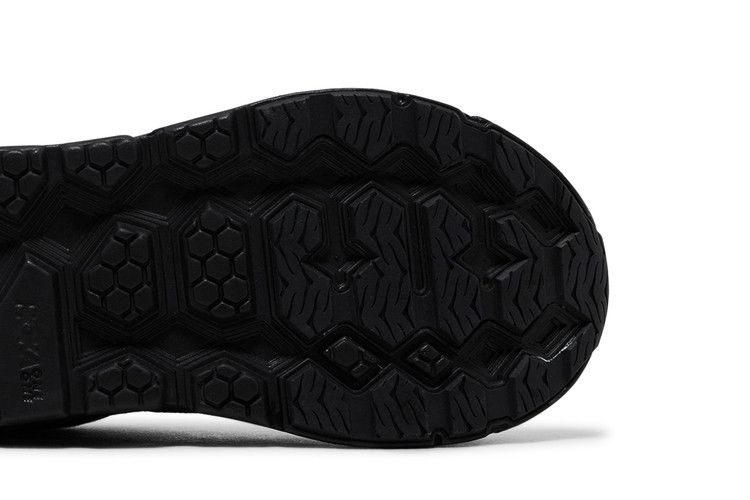 HOKA Clifton L Suede 'Triple Black' — Black/Black
