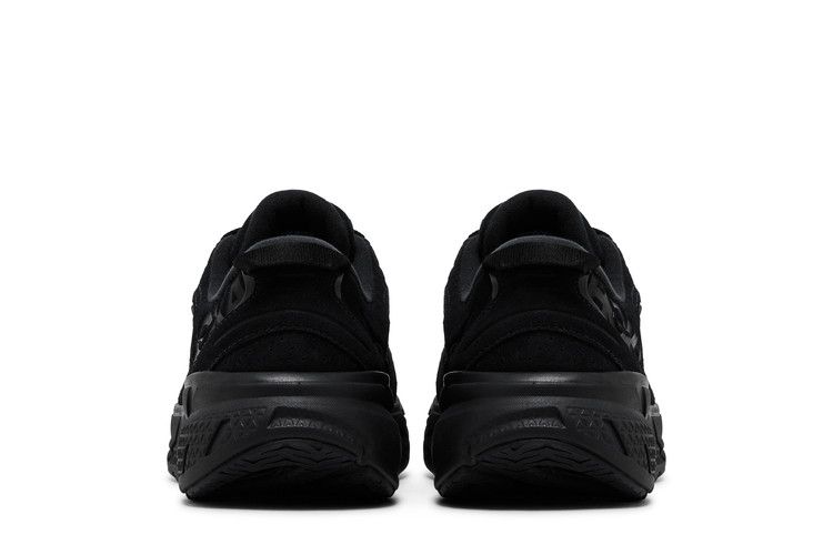 HOKA Clifton L Suede 'Triple Black' — Black/Black