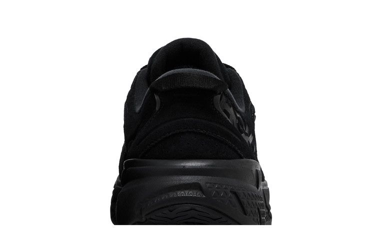 HOKA Clifton L Suede 'Triple Black' — Black/Black