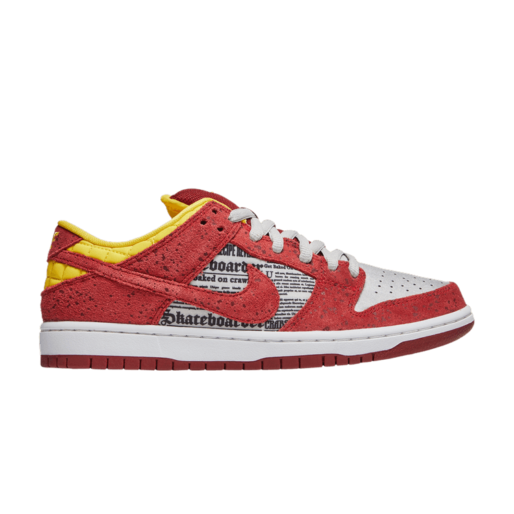 Nike Dunk Low Premium SB QS 'Crawfish' — Action Red/Actn Rd-Mtllc Slvr