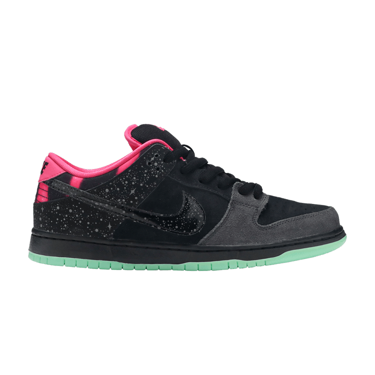 Premier x Nike Dunk Low Premium SB AE QS 'Northern Lights' — Anthracite/Black-Pink Force-Crystal Mint