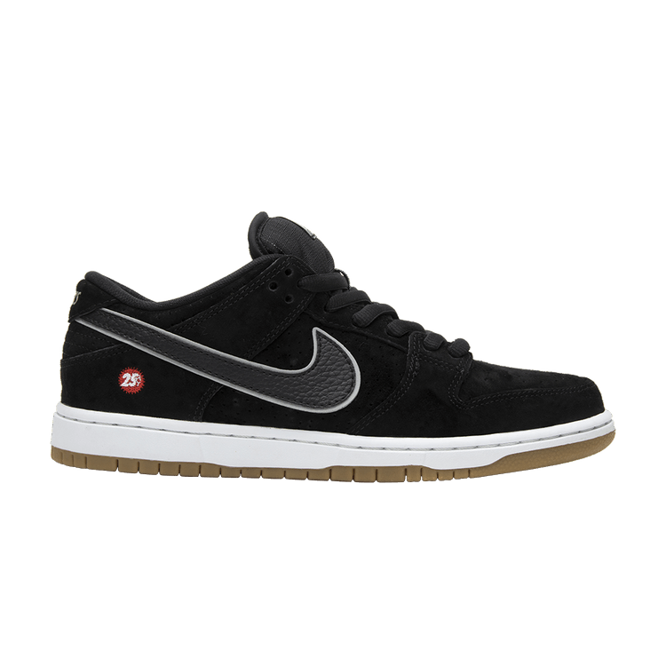 Nike Dunk Low Premium SB 'Quartersnacks' — Black/Black-Reflect Silver